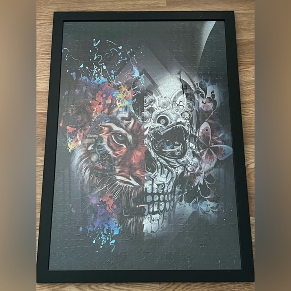 Tiger and Skull Wall Art Puzzle - Picture 9 of 9